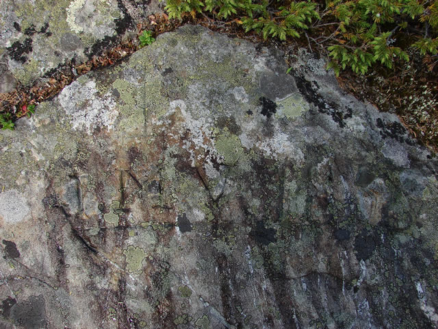 Rock inscription: 'J M V 1856'